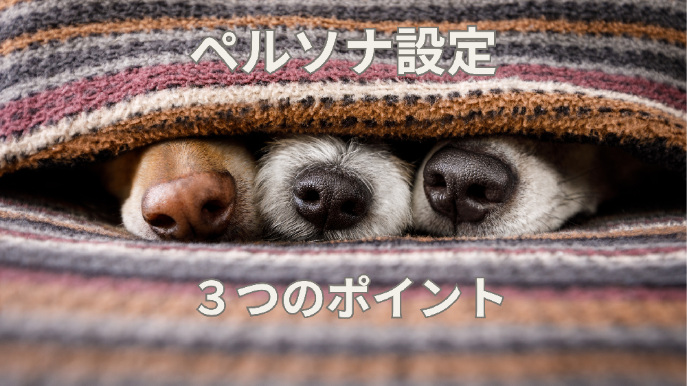 ペルソナ設定3つのポイント