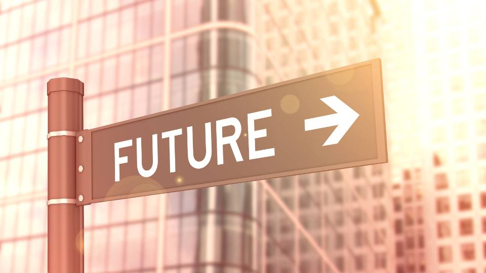 未来へ向かうイメージ